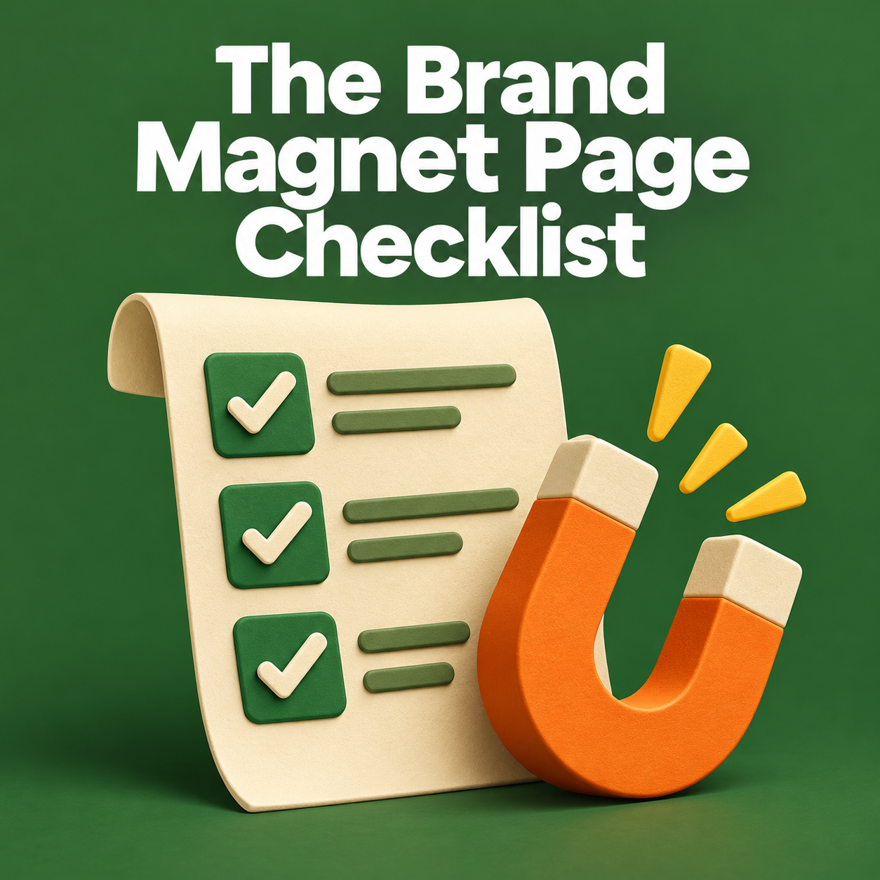 The Brand Magnet Page Checklist cover