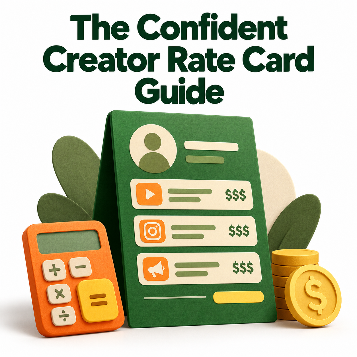 The Confident Creator Rate Card Guide cover
